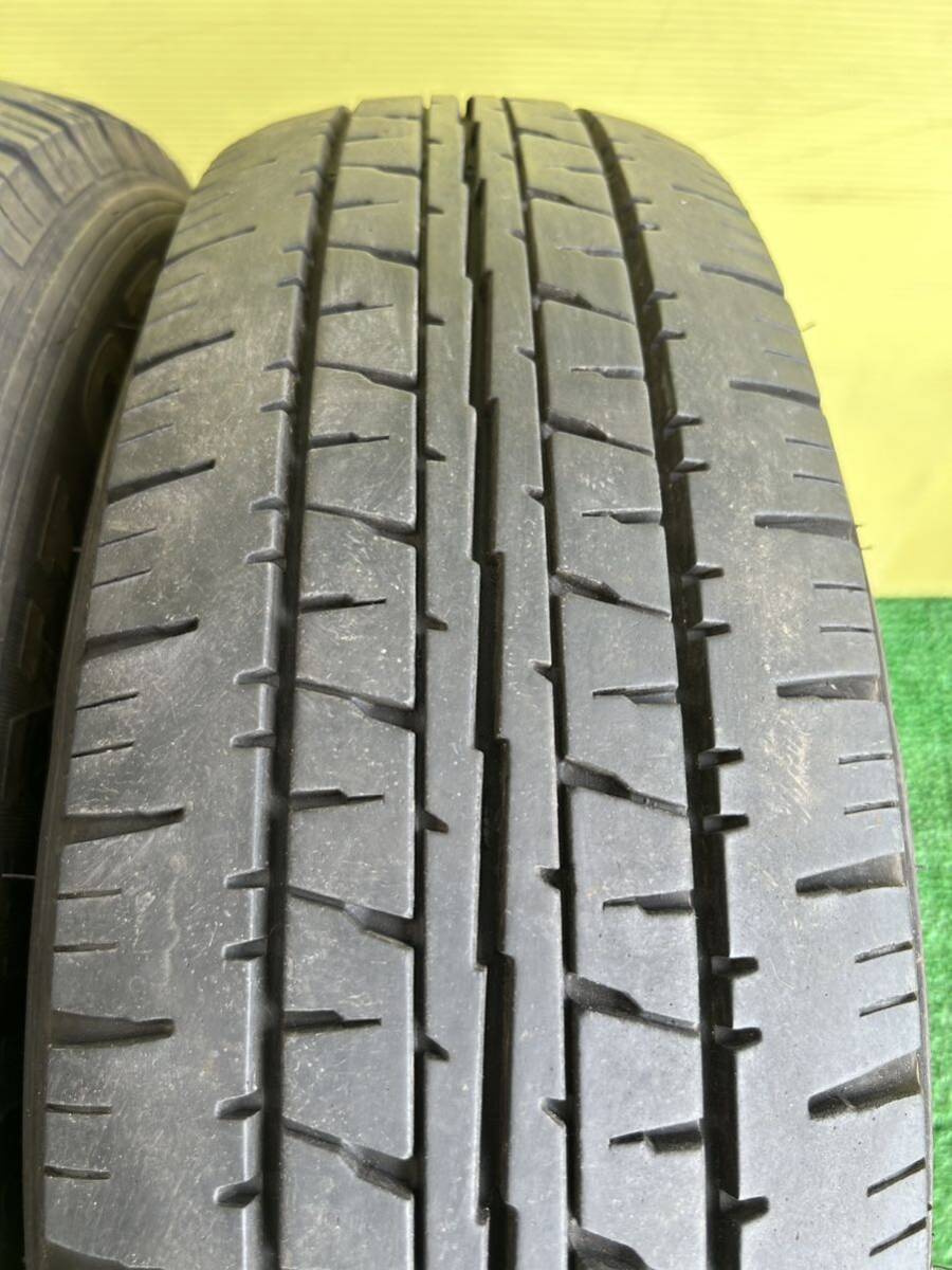 195/80R15 107/105L LT 2023年ノーマル　ダンロップ　ENASAVE 200系ハイエース純正スチール刻印HS 6穴PCD139.7 ET+35 15×6J ハブ106mm_画像6