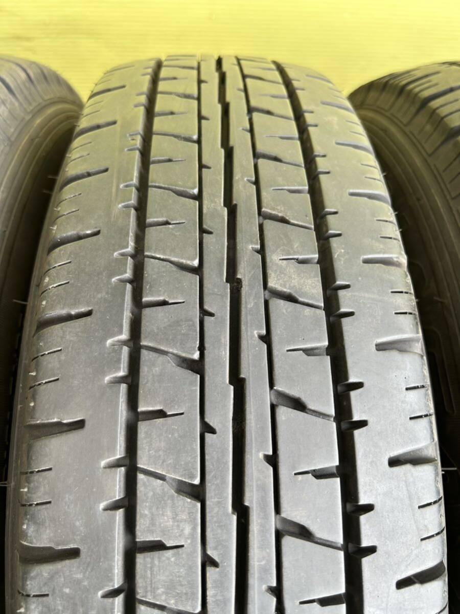 195/80R15 107/105L LT 2023年ノーマル　ダンロップ　ENASAVE 200系ハイエース純正スチール刻印HS 6穴PCD139.7 ET+35 15×6J ハブ106mm_画像8