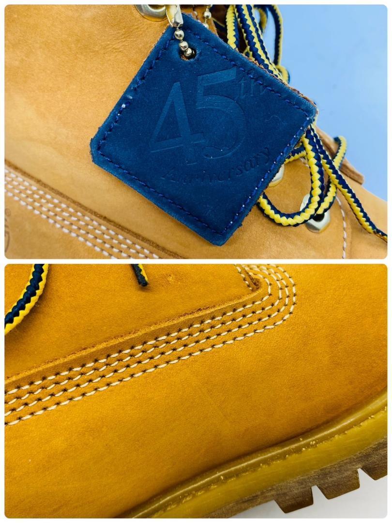 【美品 45周年】Timberland ティンバーランド 6インチ プレミアム イエローブーツ 7 25cm 圧着ソール ラギット ラバー コマンドソール_画像9