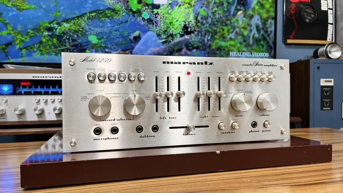 marantz マランツ model 1250 プリメインアンプ 整備 フルメンテナンス LED仕様の画像3