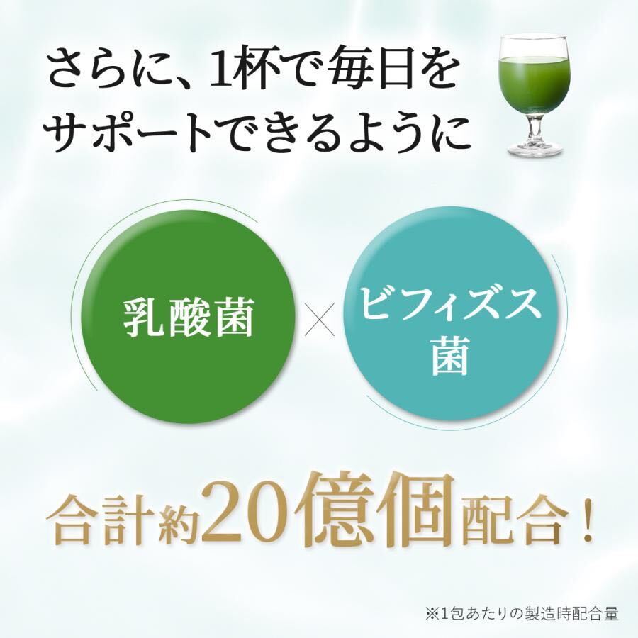 【新品未開封】 Ｗの健康青汁 新日本製薬 機能性表示食品 青汁 2箱 正規品 体脂肪 中性脂肪 血圧 エラグ酸 GABA 乳酸菌 の画像8