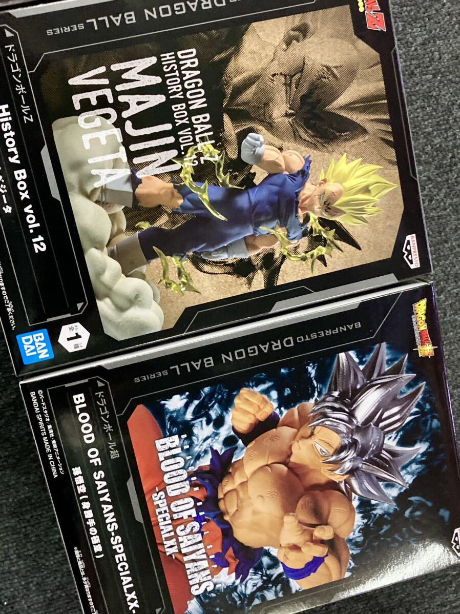 新品未開封 ドラゴンボール プライズフィギュア 3点セット #一番くじ #the出陣ジース #ヒストリーボックス魔人ベジータ #孫悟空 の画像3