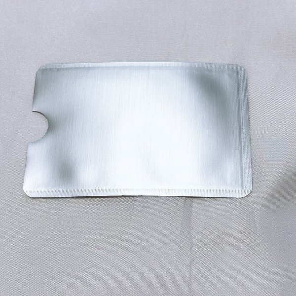 スキミング防止 カードケース 5枚 スリーブ 磁気シールド カバー 磁気遮断の画像7