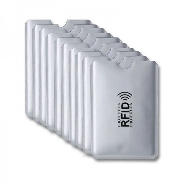 スキミング防止 カードケース 5枚 スリーブ 磁気シールド カバー 磁気遮断の画像10