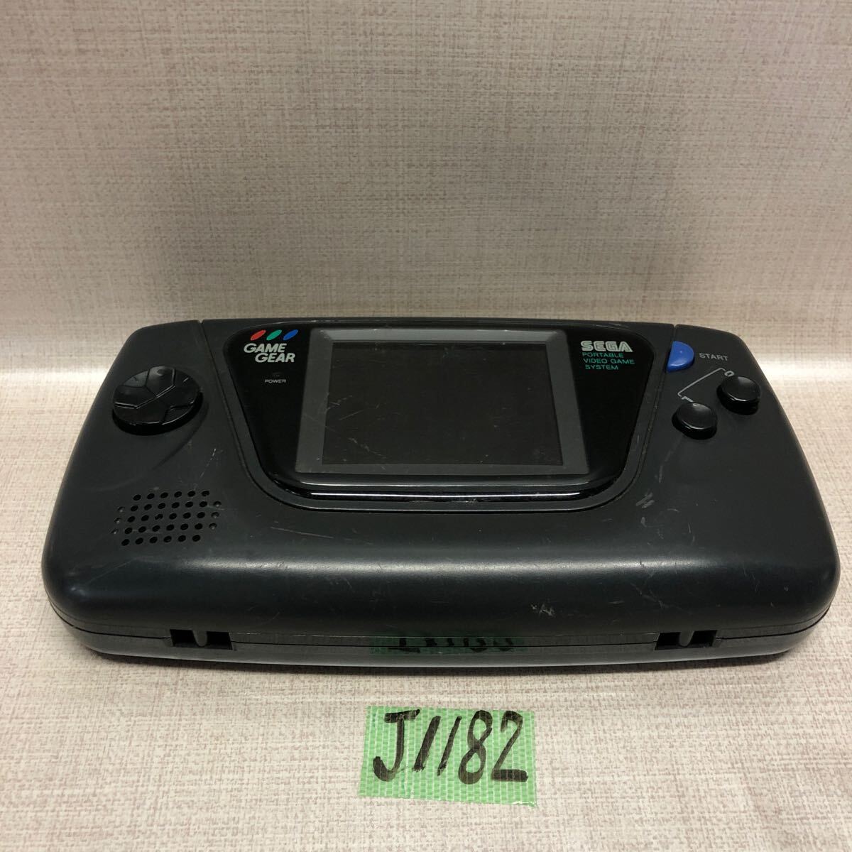 (J1182) SEGA セガ ゲームギア 黒 HGG-3210 ジャンク品 送料520円の画像1