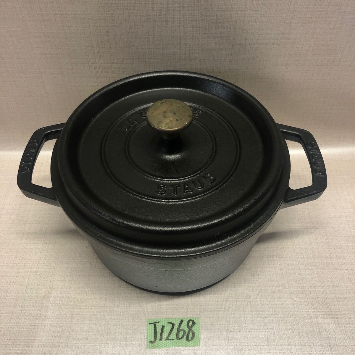 (J1268)LA COCOTTE 両手鍋 STAUB フランス製 20CM の画像1