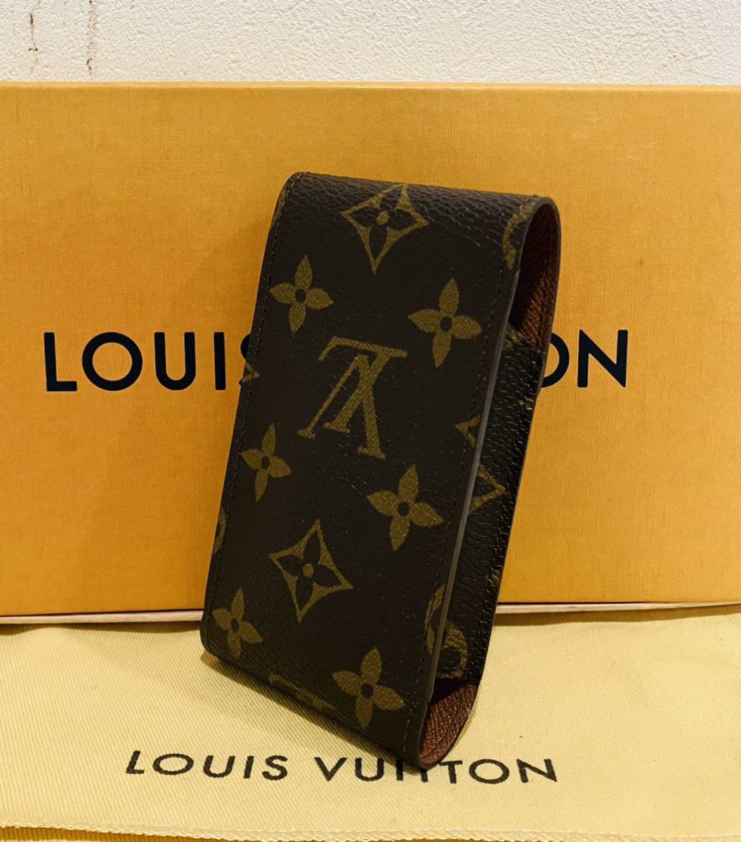 LOUIS VUITTON ★ 新品同様 ルイヴィトン モノグラム シガレットケース_画像3