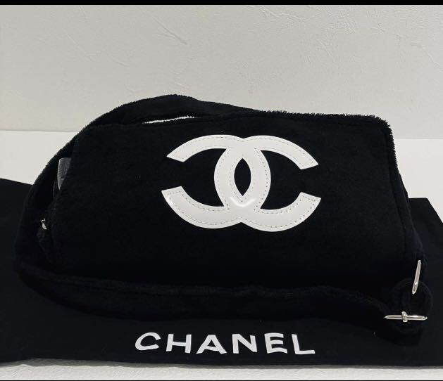 CHANEL ★ 新品 未使用 シャネル ショルダー バッグ 斜め掛け ショルダーバッグ 黒の画像6