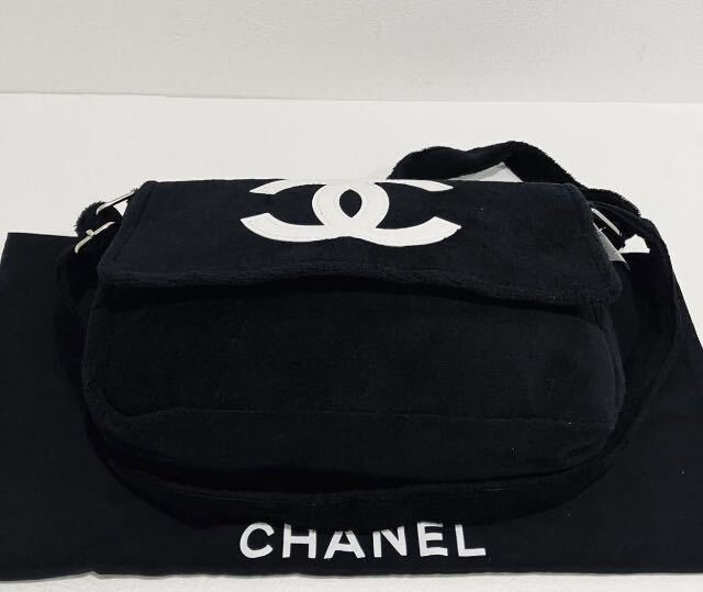 CHANEL ★ 新品 未使用 シャネル ショルダー バッグ 斜め掛け ショルダーバッグ 黒_画像3