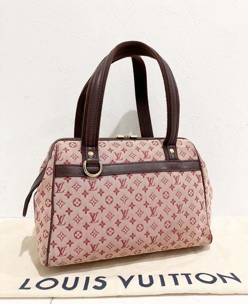 LOUIS VUITTON ★ 美品 ルイヴィトン ジョセフィーヌPM モノグラムミニ チェリー ハンドバッグ バッグの画像1