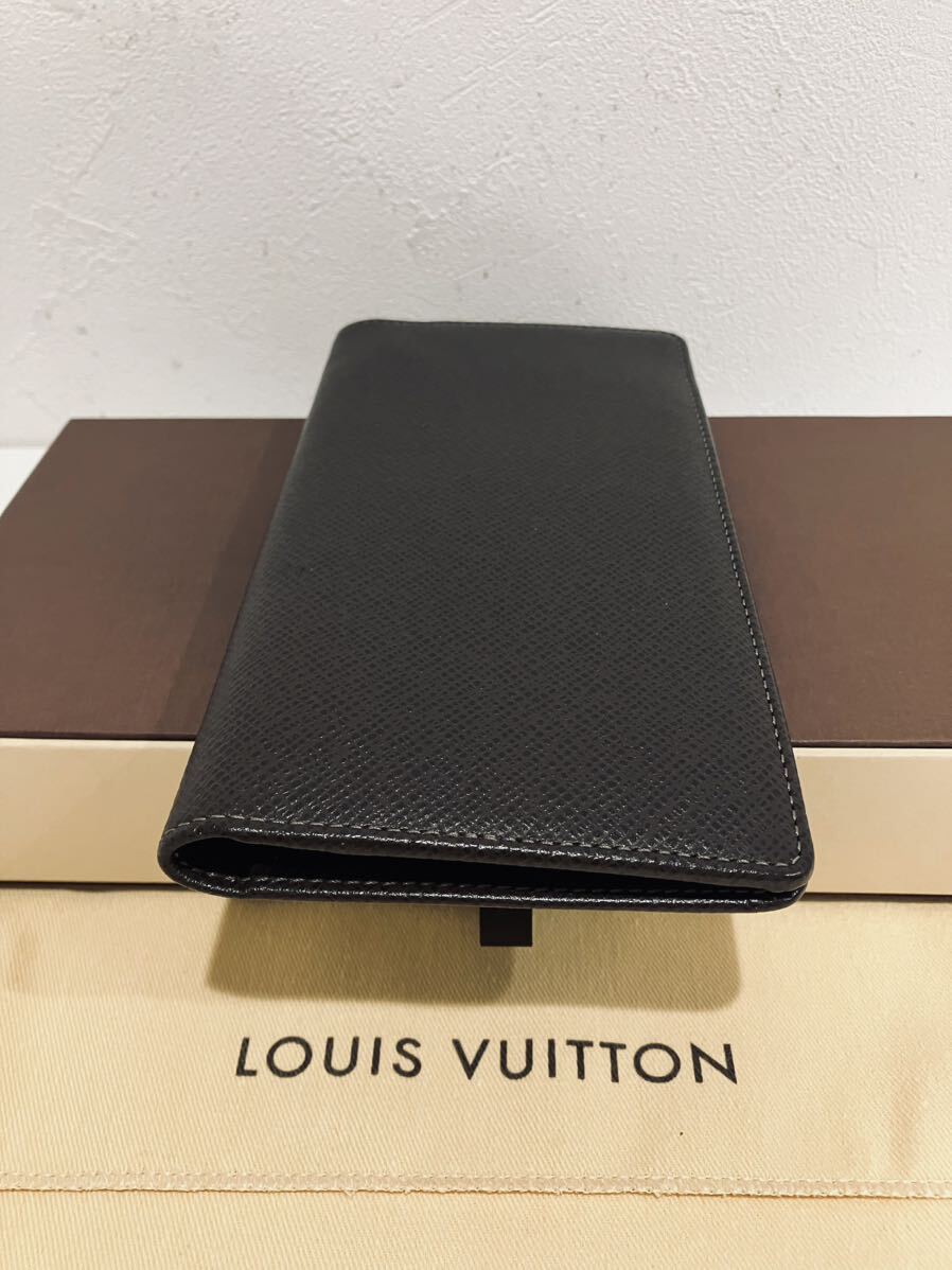 LOUIS VUITTON ★ ほぼ 新品 ルイヴィトン 新品同様 タイガ 長財布 レザー ブラザ 人気！の画像7