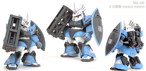 FW GUNDAM CONVERGE ユーマ・ライトニング専用 高機動型ゲルググ ガンダム コンバージ 塗装 改造 リペイント カスタム 完成品 の画像2