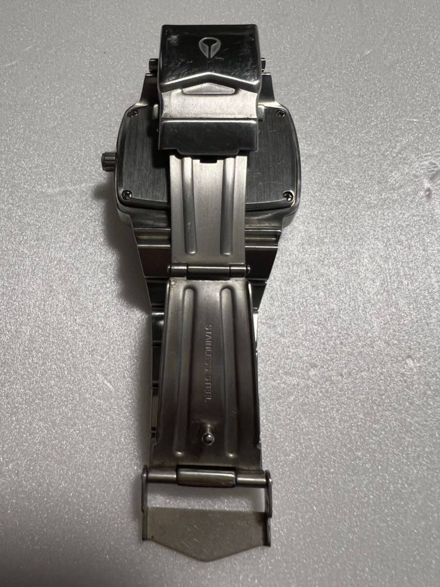 100円スタート! 最低落札価格なし NIXON ニクソン ウォッチ 腕時計 金属ベルト 100M STAINLESS STEEL ステンレス スティール JAPAN MOVTの画像6