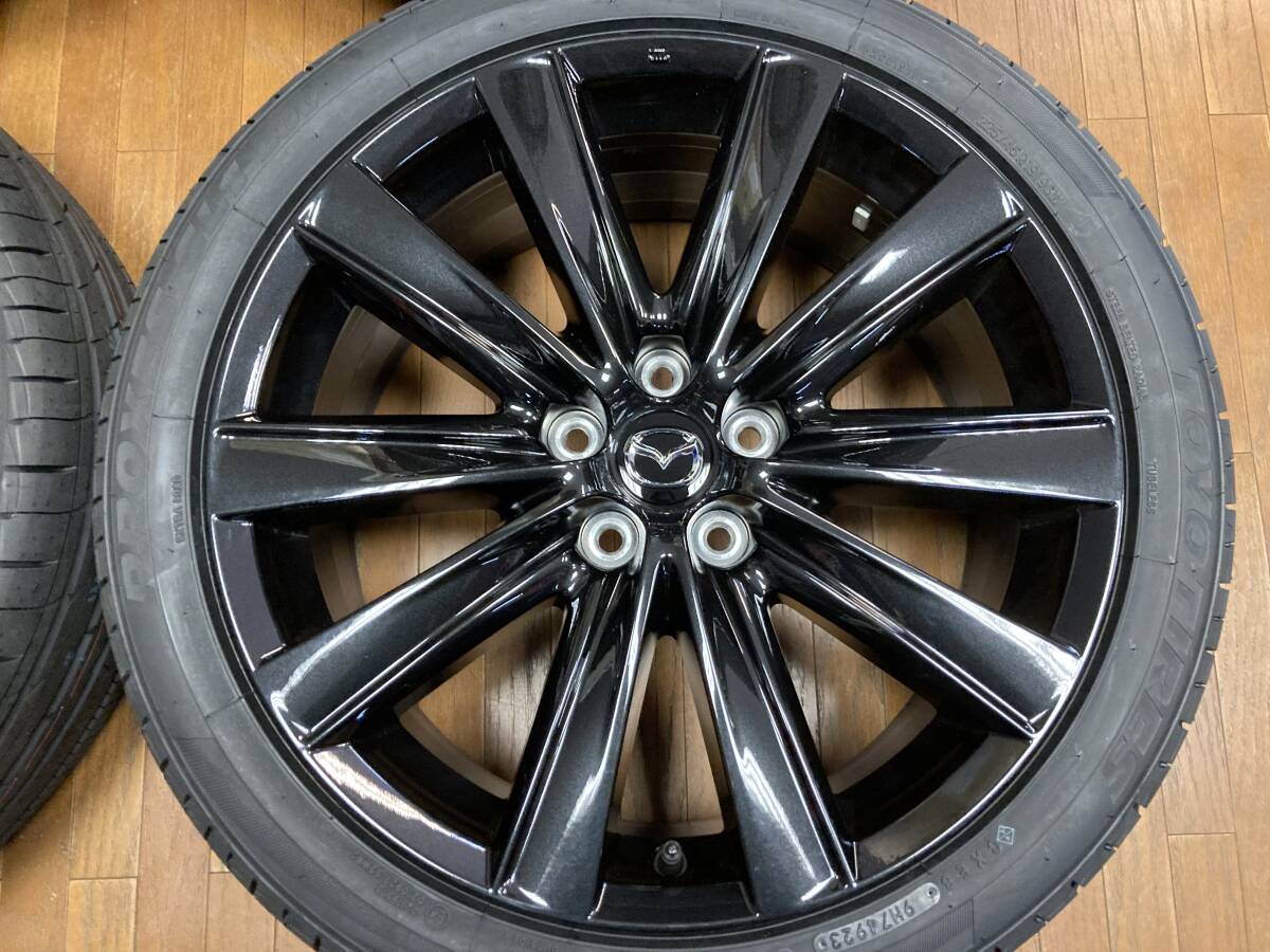 ◆新品タイヤ付き◆ＭAZDA マツダ6純正 ブラックトーンエディション 19インチ◆TOYO CL1SUV 225/45R19 2023年製造◆アテンザ等に◆の画像2