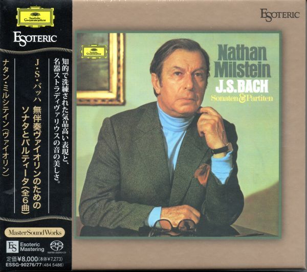 【未開封新品】ESOTERIC SACD J・S・バッハ；無伴奏ヴァイオリンのためのソナタトパルティータ / ナタン・ミルシテイン エソテリックの画像1