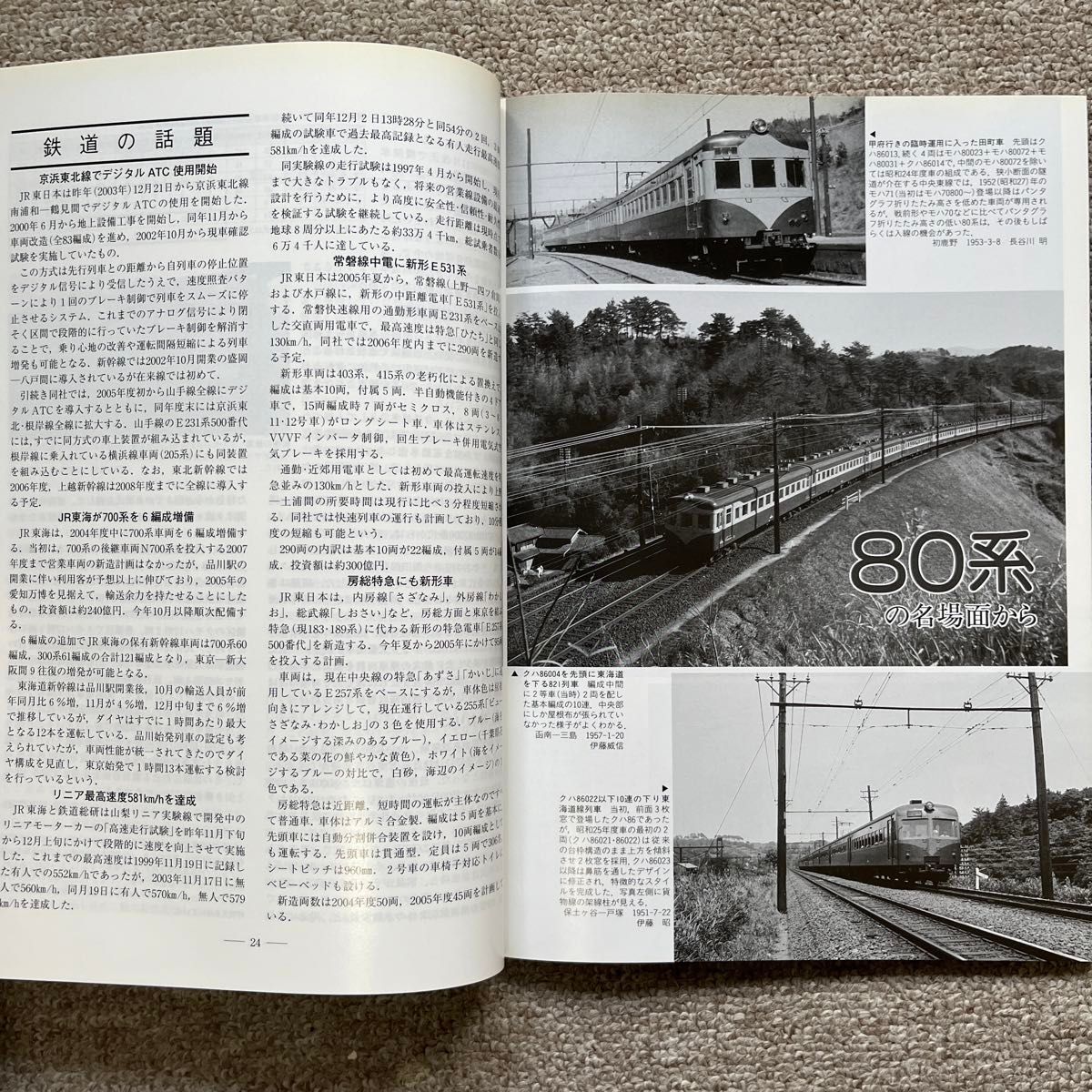 鉄道ピクトリアル　No.743  2004年 3月号　【特集】80系湘南形電車