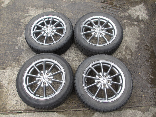 ホンダ純正１７インチアルミホイル　４本　１７×７JJ　OFF55　PCD114.3　5穴　ENKEI