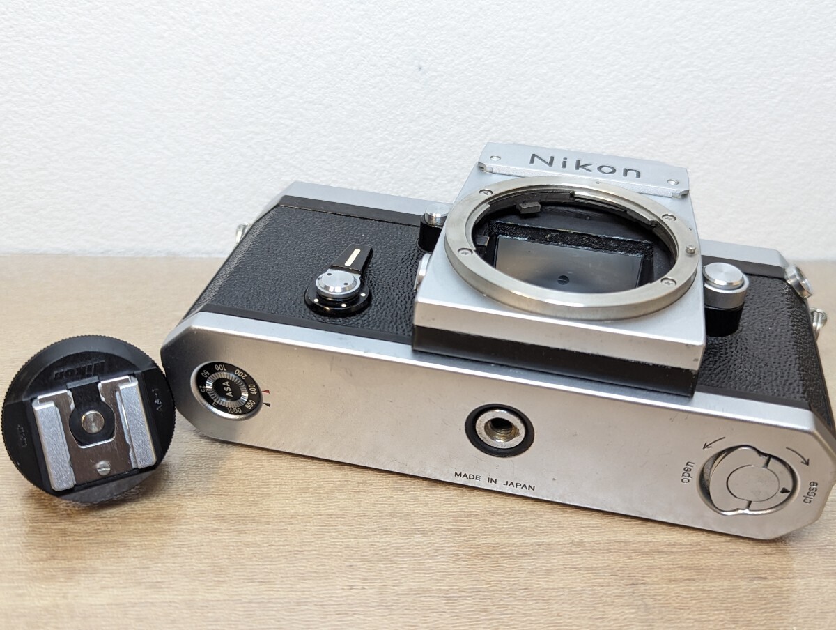 希少☆Nikon F アイレベル 736万番 レアキャップ AS-1☆ニコン フィルムカメラの画像8