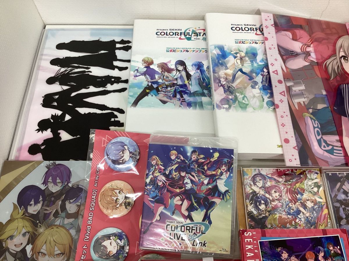 【現状】Project SEKAI プロジェクトセカイ グッズ まとめ売り 初音ミク 他 / 缶バッチ Blu-ray CD アクリルスタンド ミニ色紙 他_画像2