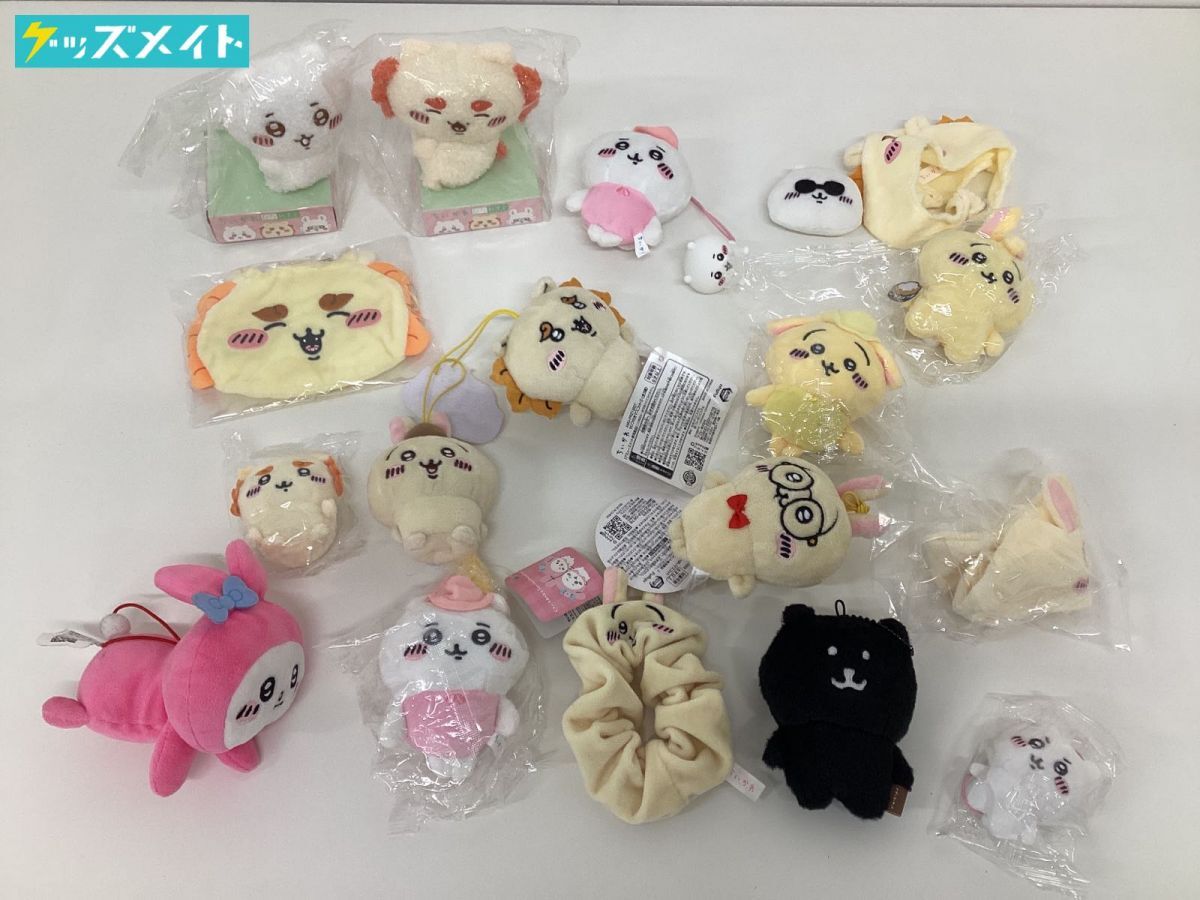 【現状】 ちいかわ グッズ まとめ売り ぬいぐるみ マスコット シュシュポーチ 他 シーサー うさぎ 他_画像1