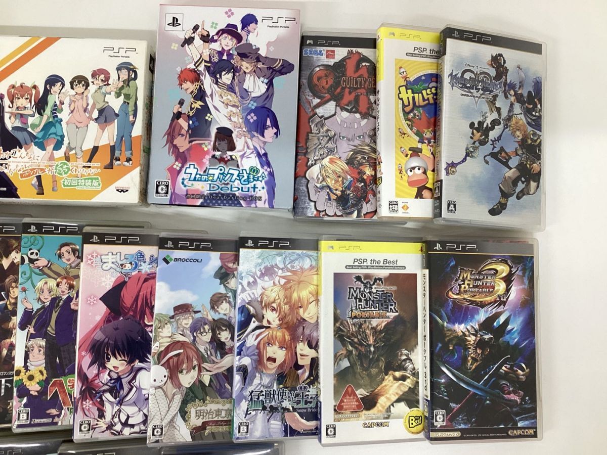 【同梱不可/ジャンク】PSP 本体・ソフト まとめ売り モンスターハンター うたの☆プリンスさまっ♪ スーパーロボット大戦 他の画像3