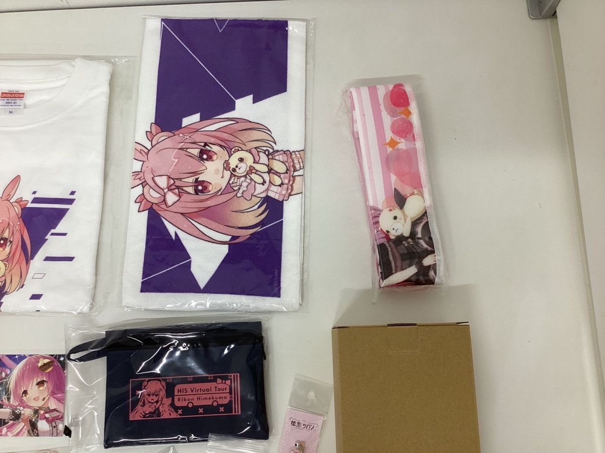[ present condition ]Vtuber Re:AcT. bear Ribon goods set sale acrylic fiber stand mouse pad T-shirt other / virtual YouTuber