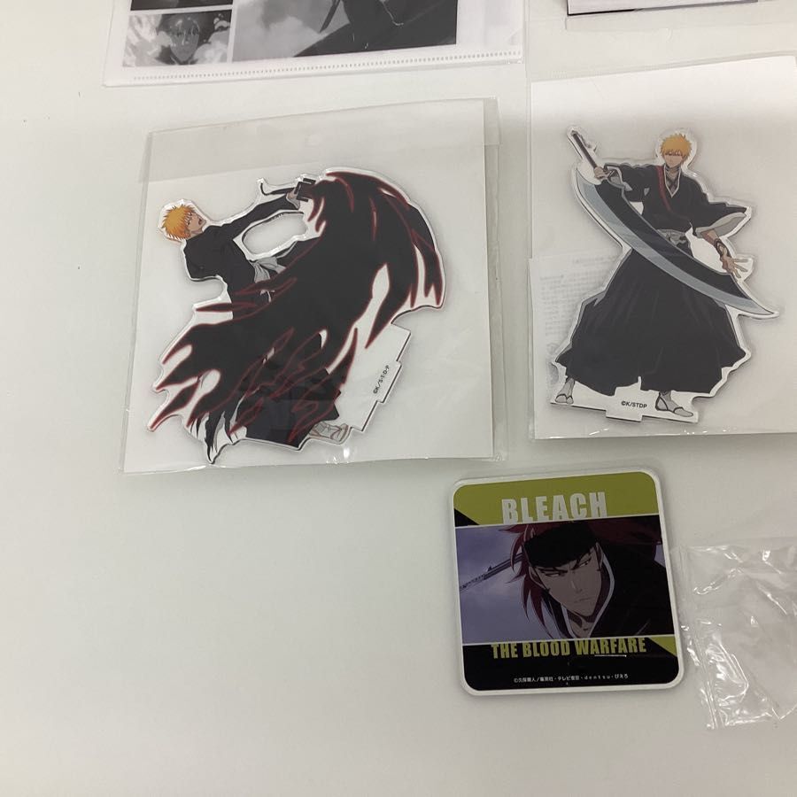 【現状】BLEACH 千年血戦篇 等 グッズ アクリルスタンド, クリアファイル, アクリルコースター 他 まとめ売り_画像7