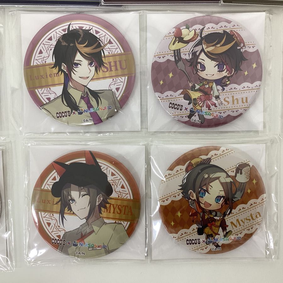 【未開封】VTuber にじさんじEN×ココス グッズ まとめ売り 缶バッジ アクリルスタンド タオル 他の画像4