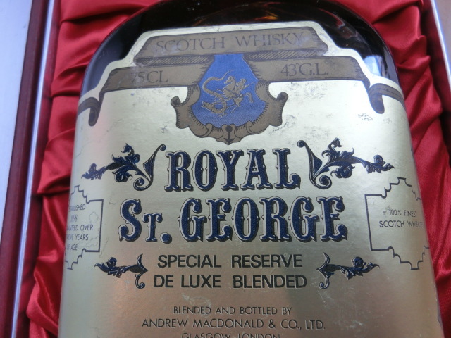 Scotch Whisky3種◆LANGS SUPREME◆ROYAL ST.GEORGE◆Johnnie Walker Black Label 12年◆750ml 43%◆vintage スコッチウイスキー洋酒の画像6