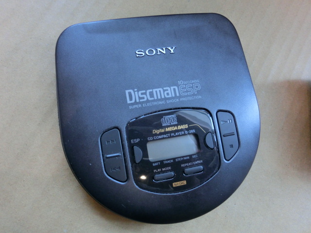 ジャンク2点◆SONY/ソニー◆Discman ESP D-265◆WALKMAN CASSETTE PLAYER WM-501◆CD カセット ディスク ウォークマン ポータブルプレーヤの画像2