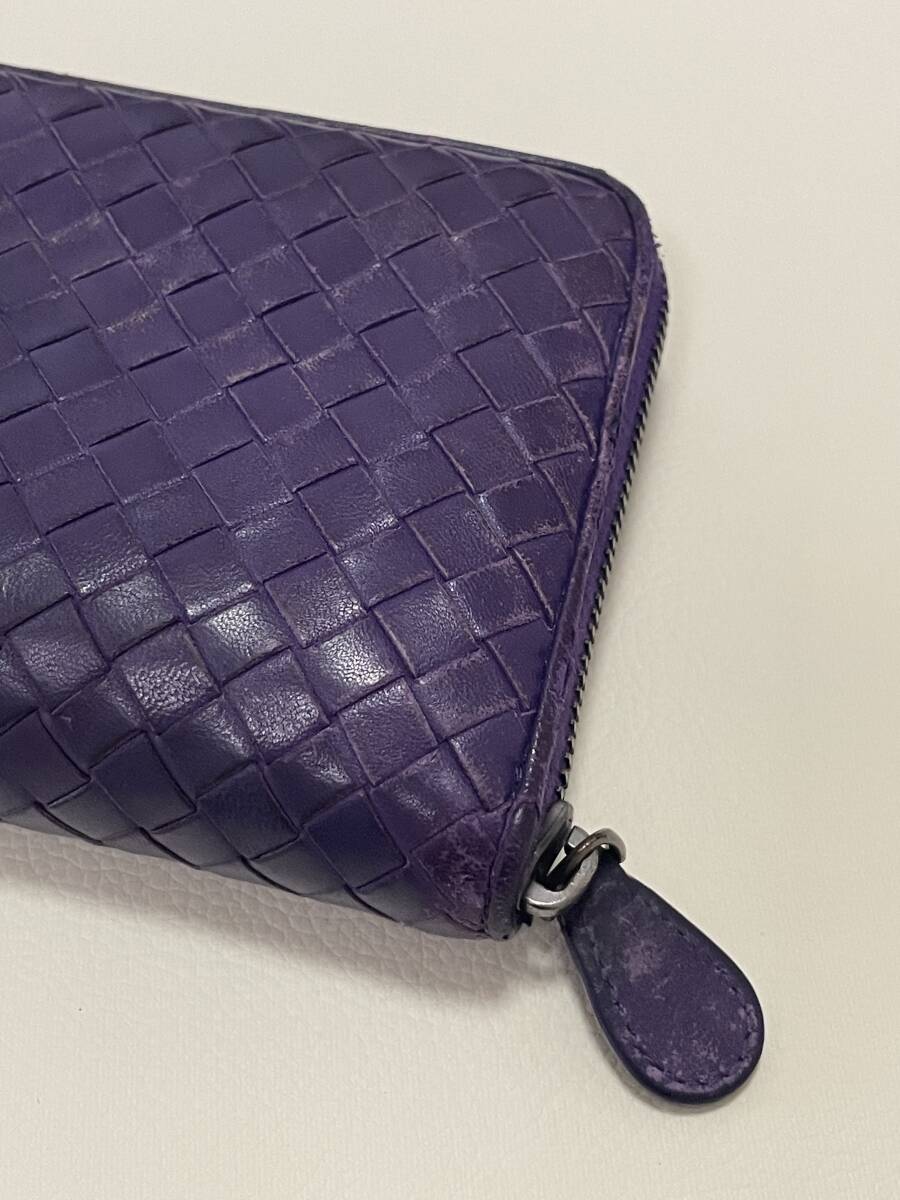 BOTTEGA VENETA ボッテガベネタ ラウンドファスナー長財布 イントレチャートの画像6