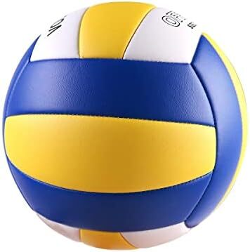 5 number lamp sport ball soft light weight volleyball soft practice for beginner yellow white blue family woman bare-