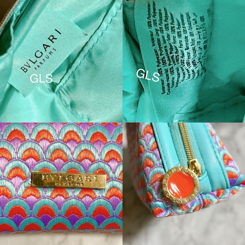レア 箱なし 未使用本物 ブルガリ ポーチ ノベルティ 刺繍 香水 レア 箱なし 未使用本物 ブルガリ ポーチ ノベルティ 刺繍 香水