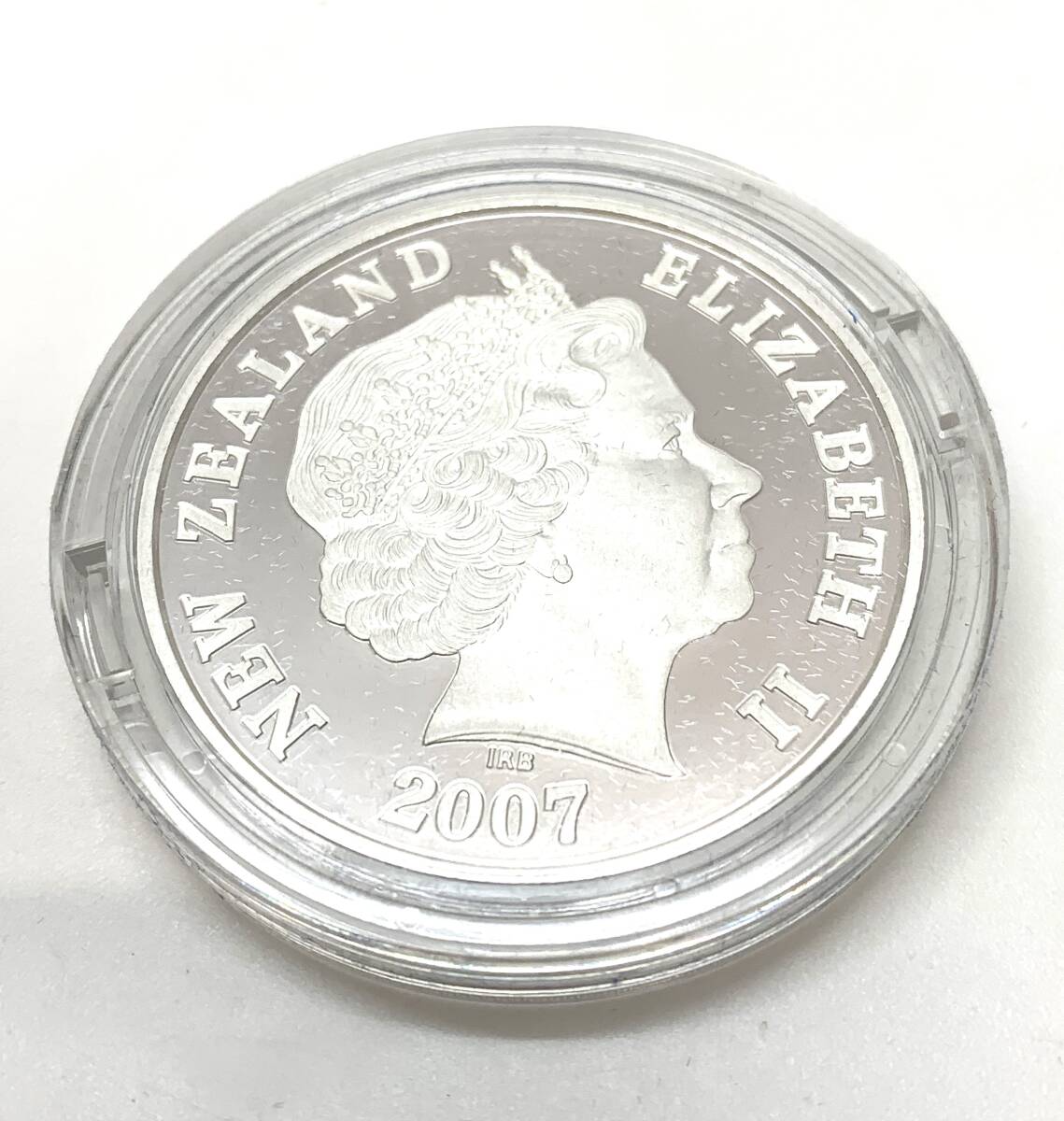 2007年 ニュージーランド 1ドル プルーフ銀貨幣 アオラキ/マウント・クック New Zealand Silver Proof Coin One Dollar店舗受取可の画像4