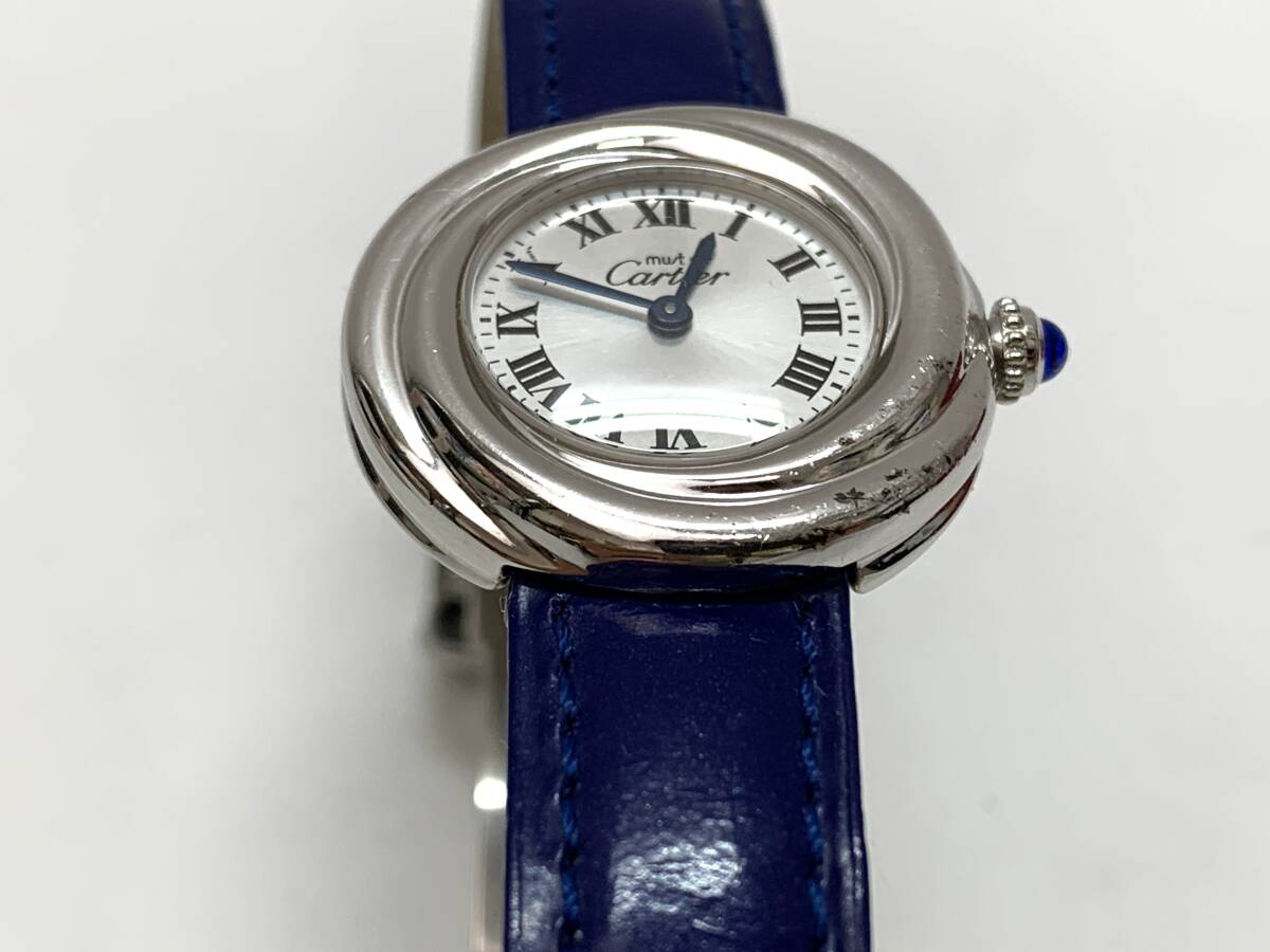 カルティエCARTIER トリニティ 2439 シルバー文字盤 腕時計レディース作動品 店舗受取り可 の画像4