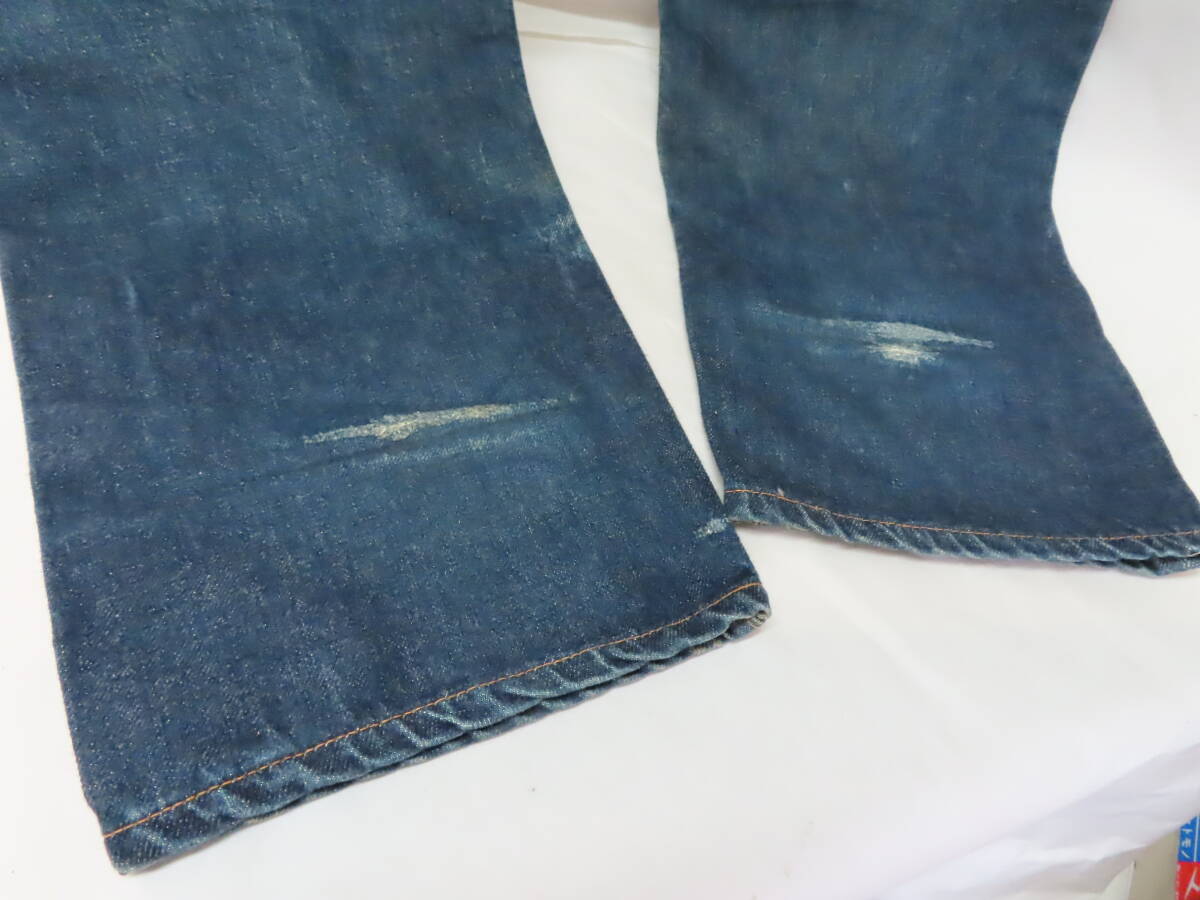 244－37  ブルージーンズＥＶＩＳ JeansサイズＷ32ＸＬ35インチドットボタンになります。の画像8