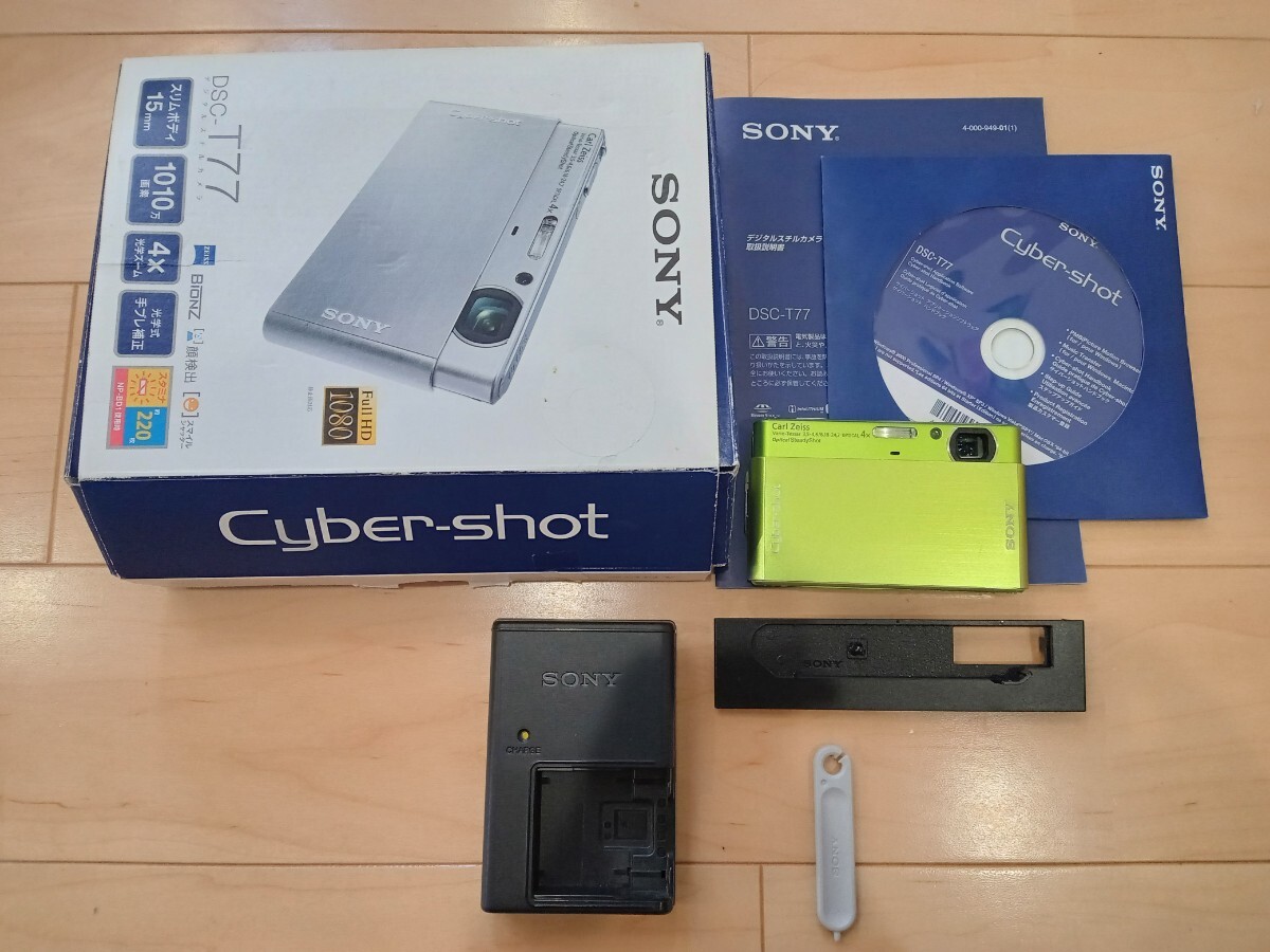 SONY Cyber-shot DSC-777 グリーン_画像1