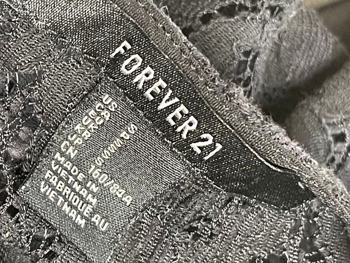 forever21  ノースリーブ　ワンピース　黒　ブラック　S