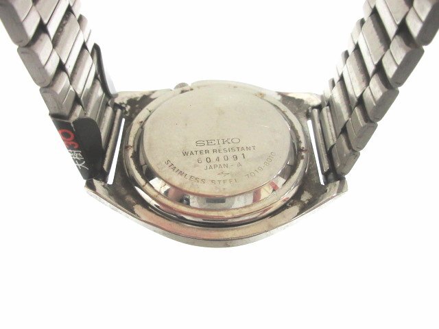 XB486◇SEIKO セイコー5 アクタス 21石 自動巻き メンズ腕時計 7019-7060 7019-8010 3針 デイデイト シルバー 色違い 稼働品 // 計2点 //の画像9