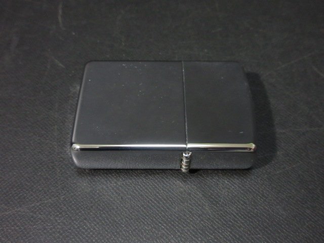 XB516◇ジッポー オイルライター ジーンズ柄 前ファスナー プレート貼り 鏡面仕上げ 1996年製 / ZIPPO デニム柄 前チャック 煙草 / 未使用_画像3