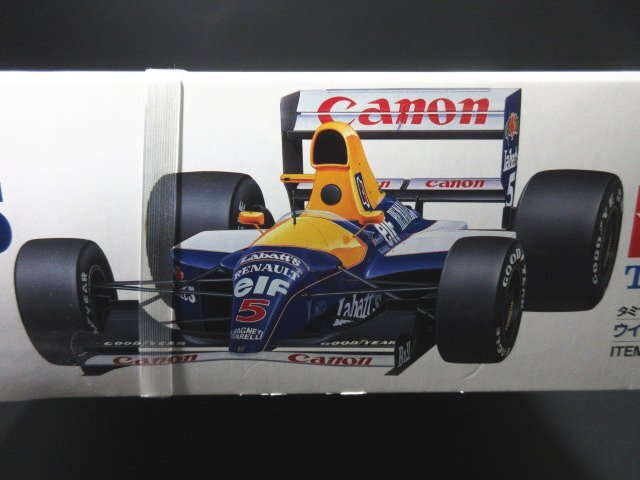 XB592◇タミヤ 1/12 ビッグスケールシリーズ No.29 ウイリアムズ FW14B ルノー レーシングカー プラモデル / Williams RENAULT / 未開封の画像3