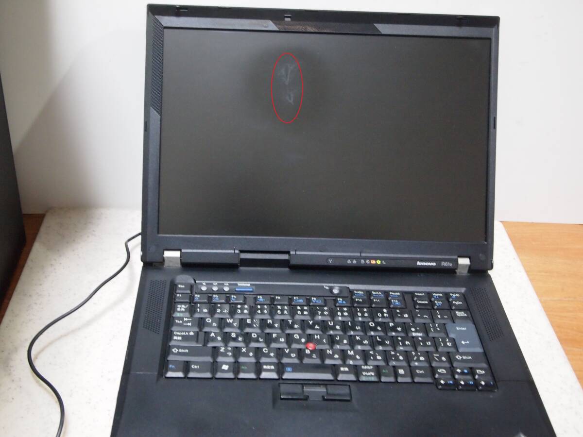 ThinkPad R61e Intel Core2Duo T7500 2.20GHz 　ジャンク扱い _画像10