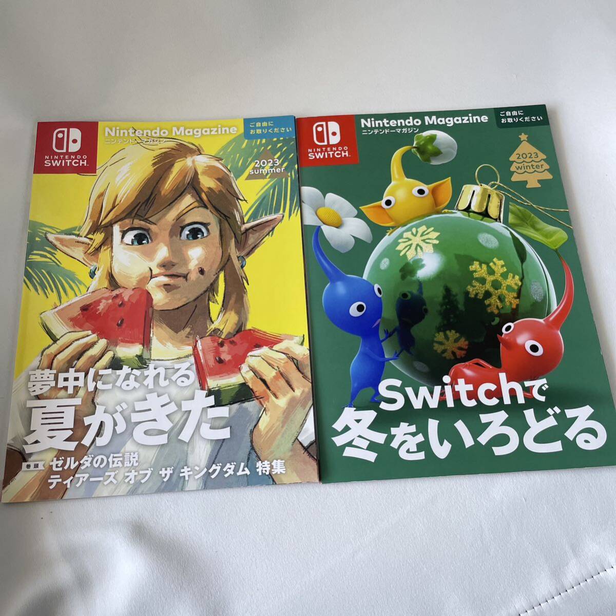 ニンテンドーマガジン2023 セット　summer winter Nintendo Magazine Switch ソフト紹介　任天堂Switch 