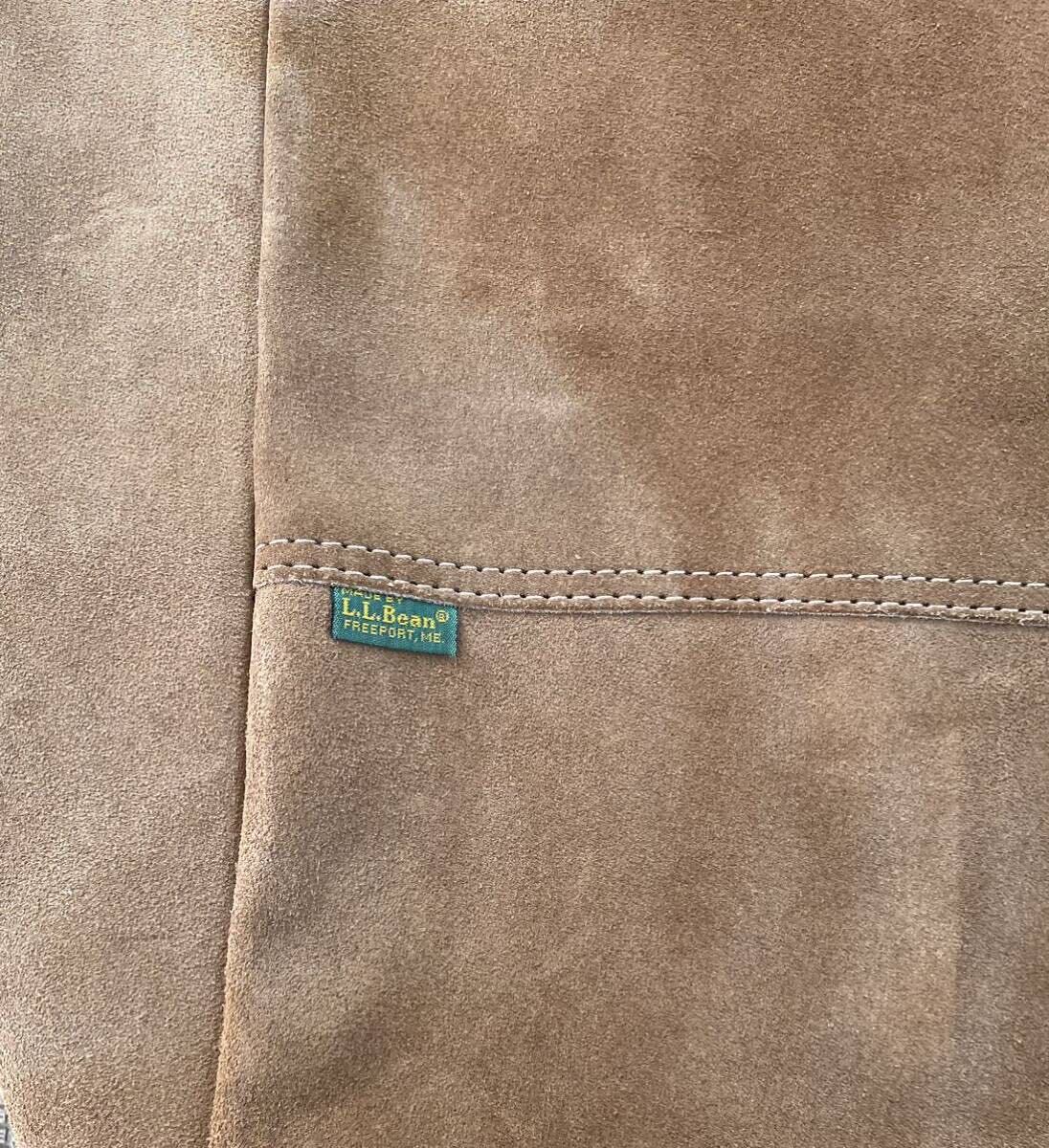 エルエルビーン スエードトートバッグ 80年代 デラックス L.L.bean レア レザートートの画像3