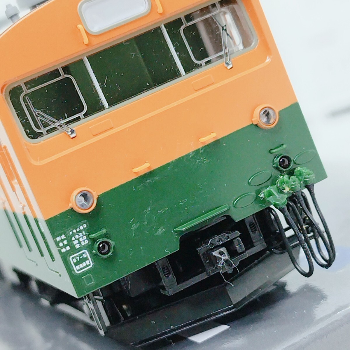 TOMIX HO-270 国鉄電車 クモニ83 0形 湘南色 M車 両ヘッド、テール点灯OK 動作良好の画像8