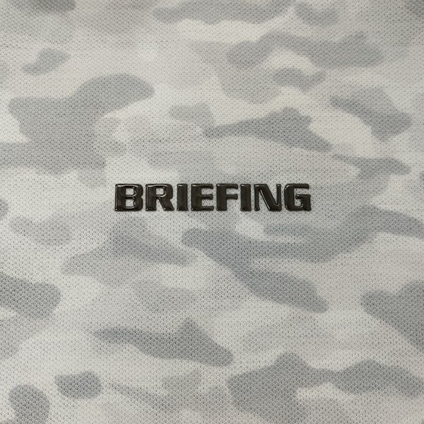 N490a [人気] BRIEFING ブリーフィング 半袖ポロシャツ L マルチカラー 総柄 ゴルフウェア | トップス Dの画像5