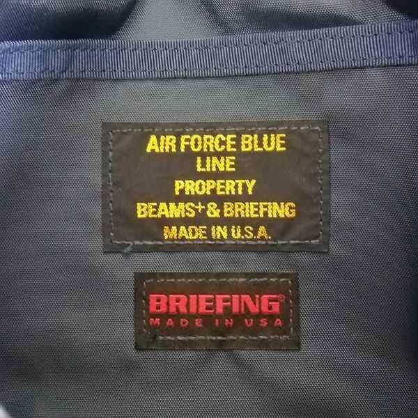 N892b [人気] BRIEFING ブリーフィング メッセンジャーバッグ ネイビー AIR FORCE BLUE LINE ナイロン made in USA | ファッション小物 G_画像5
