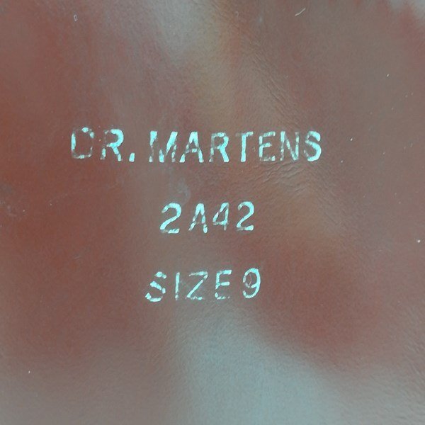 B846b [人気] Dr.Martens ドクターマーチン 8ホールブーツ 9 チェリーレッド 2A42 英国製 | シューズ Gの画像6