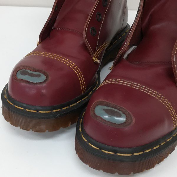 B846b [人気] Dr.Martens ドクターマーチン 8ホールブーツ 9 チェリーレッド 2A42 英国製 | シューズ Gの画像9