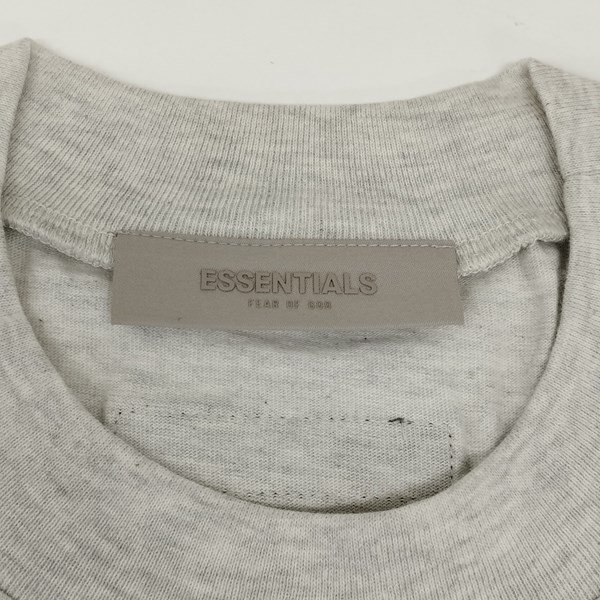 N503a [春夏][人気] FOG ESSENTIALS エフオージーエッセンシャルズ 半袖Tシャツ M ライトグレー 1977ロゴ | トップス Kの画像3